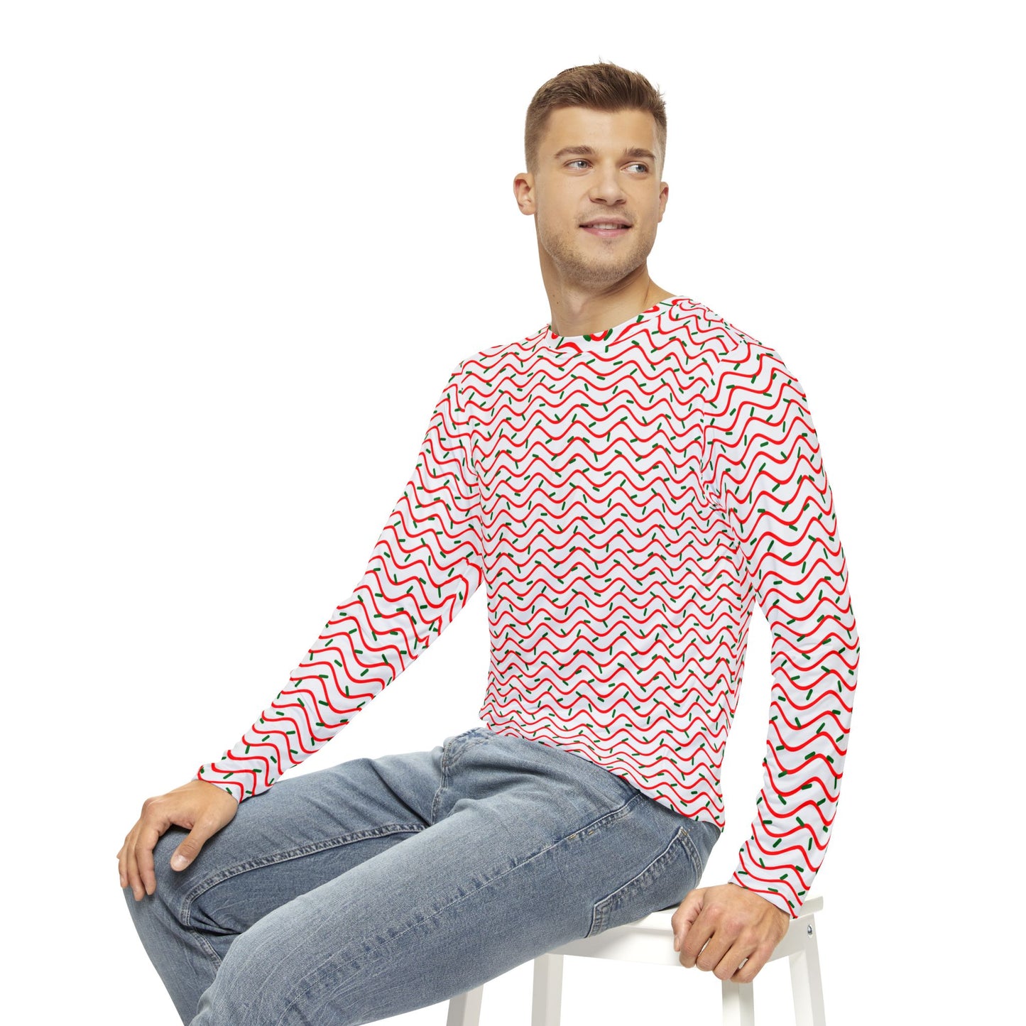 Little Debbie Christmas Tree Men's Long Sleeve
