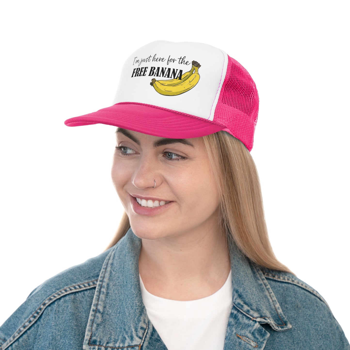 Free Banana Runner Trucker Caps