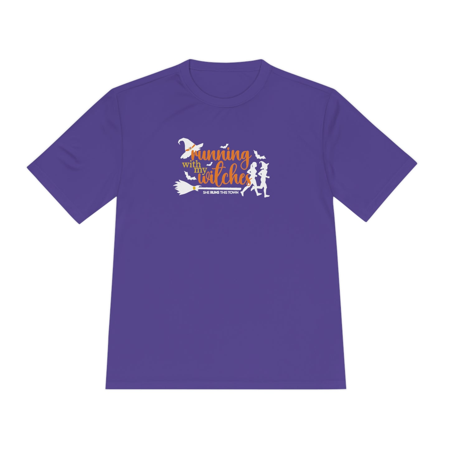 Running With My Witches Unisex Moisture Wicking Tee