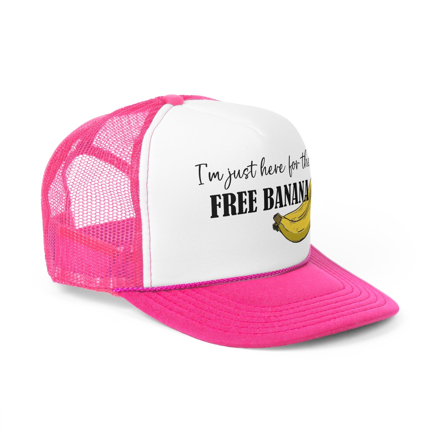 Free Banana Runner Trucker Caps
