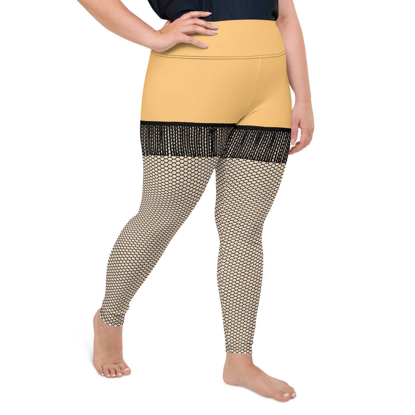 A Christmas Story Leg Lamp Costume Plus Size Leggings