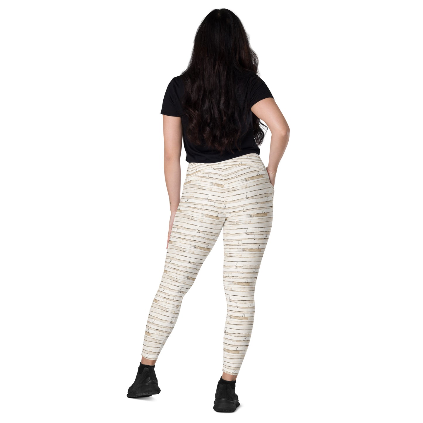 Mummy Wrapped Leggings with Pockets