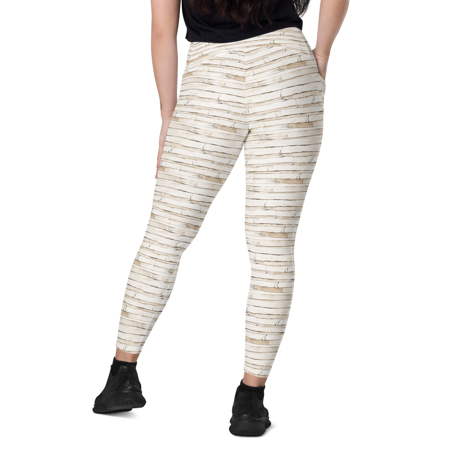 Mummy Wrapped Leggings with Pockets