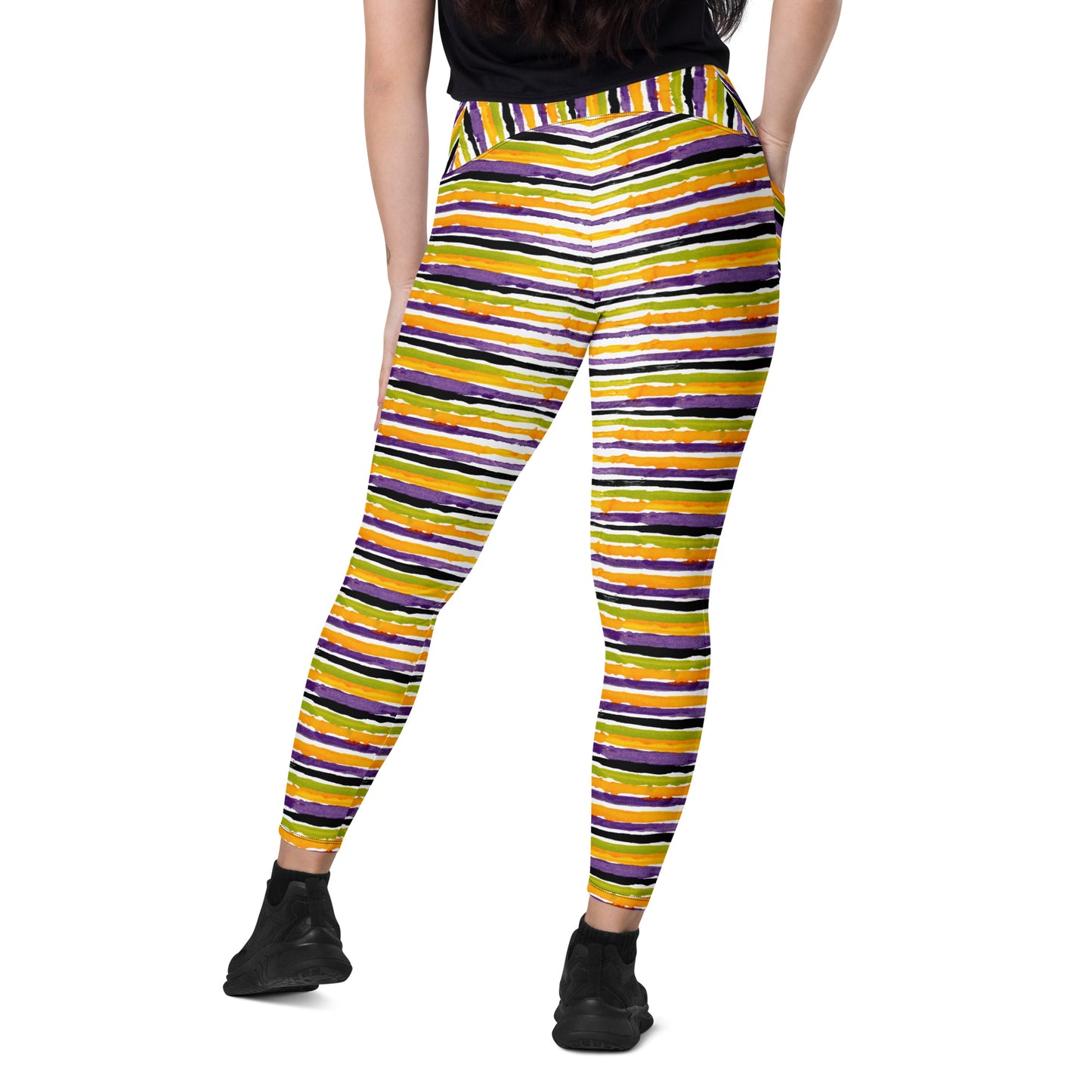 Gravedigger Stripe Leggings with pockets