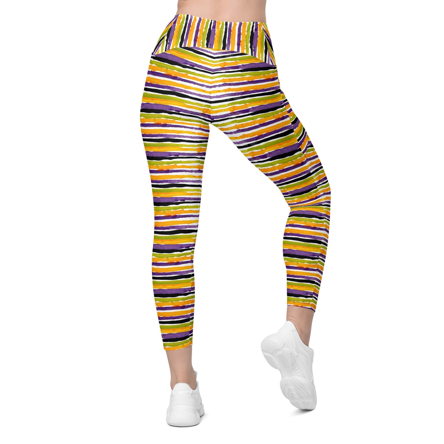Gravedigger Stripe Leggings with pockets