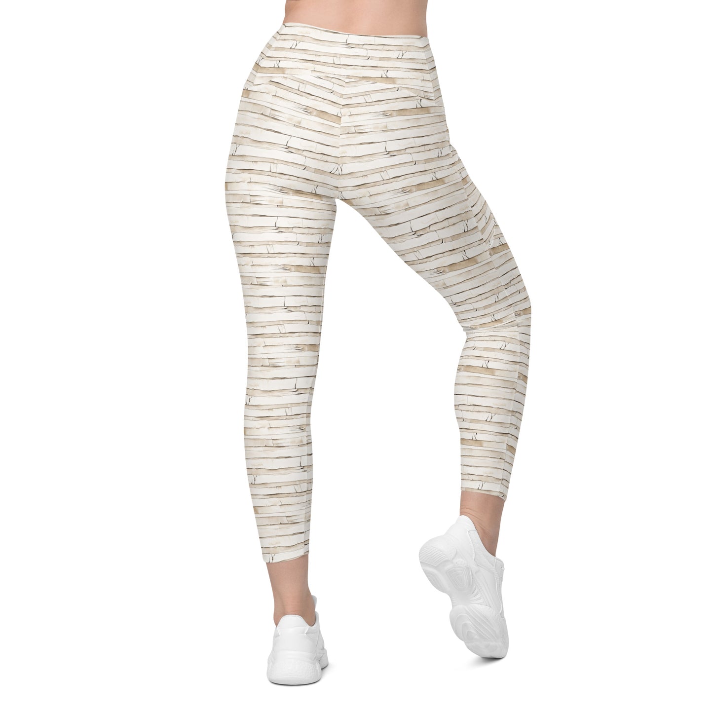 Mummy Wrapped Leggings with Pockets