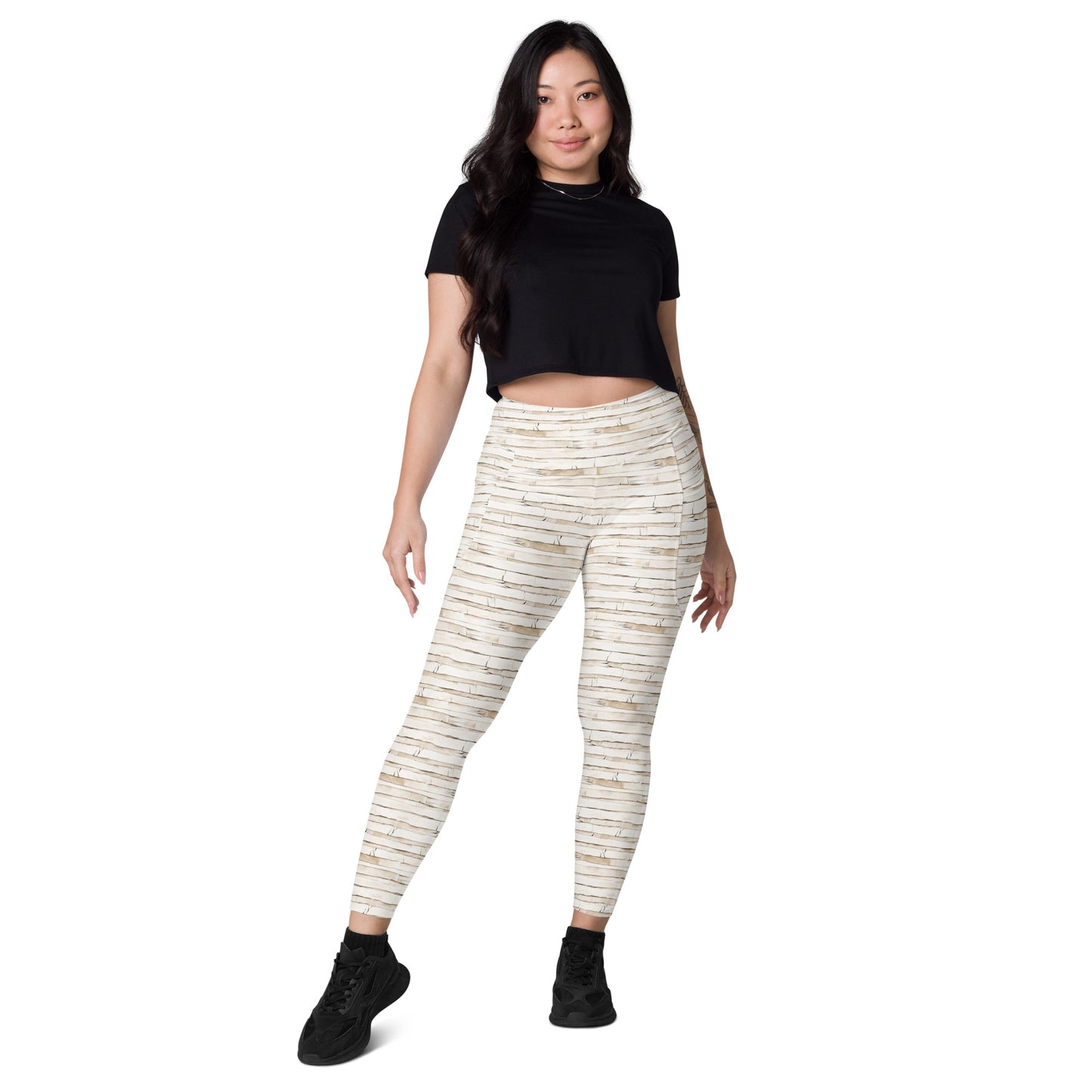 Mummy Wrapped Leggings with Pockets