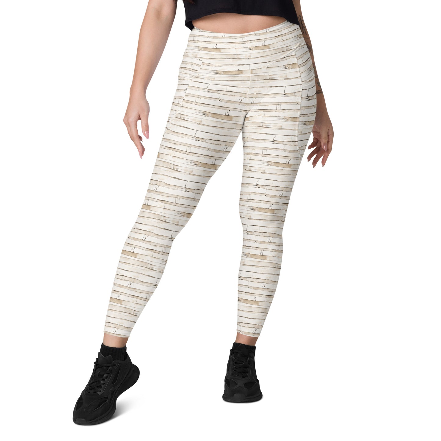 Mummy Wrapped Leggings with Pockets