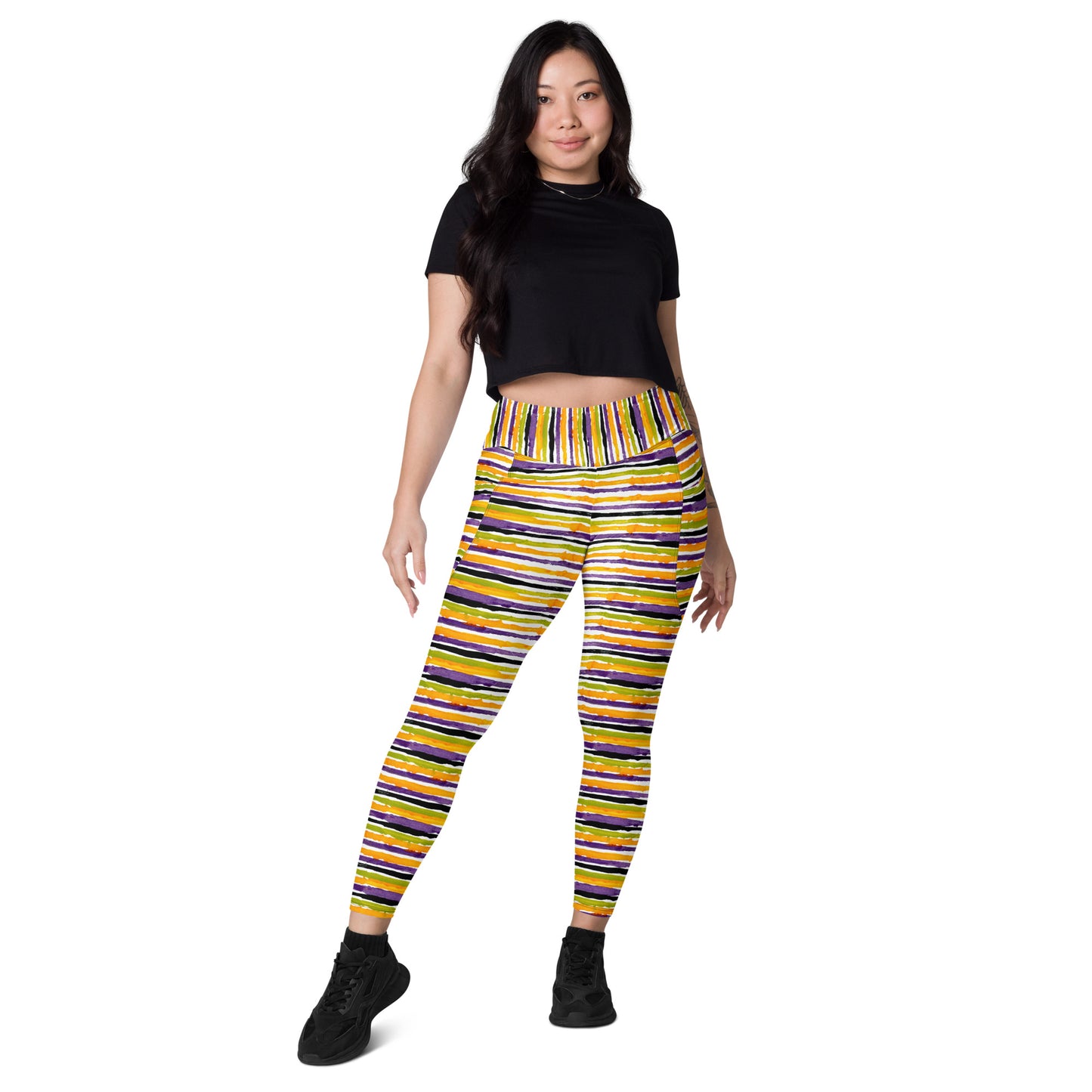 Gravedigger Stripe Leggings with pockets