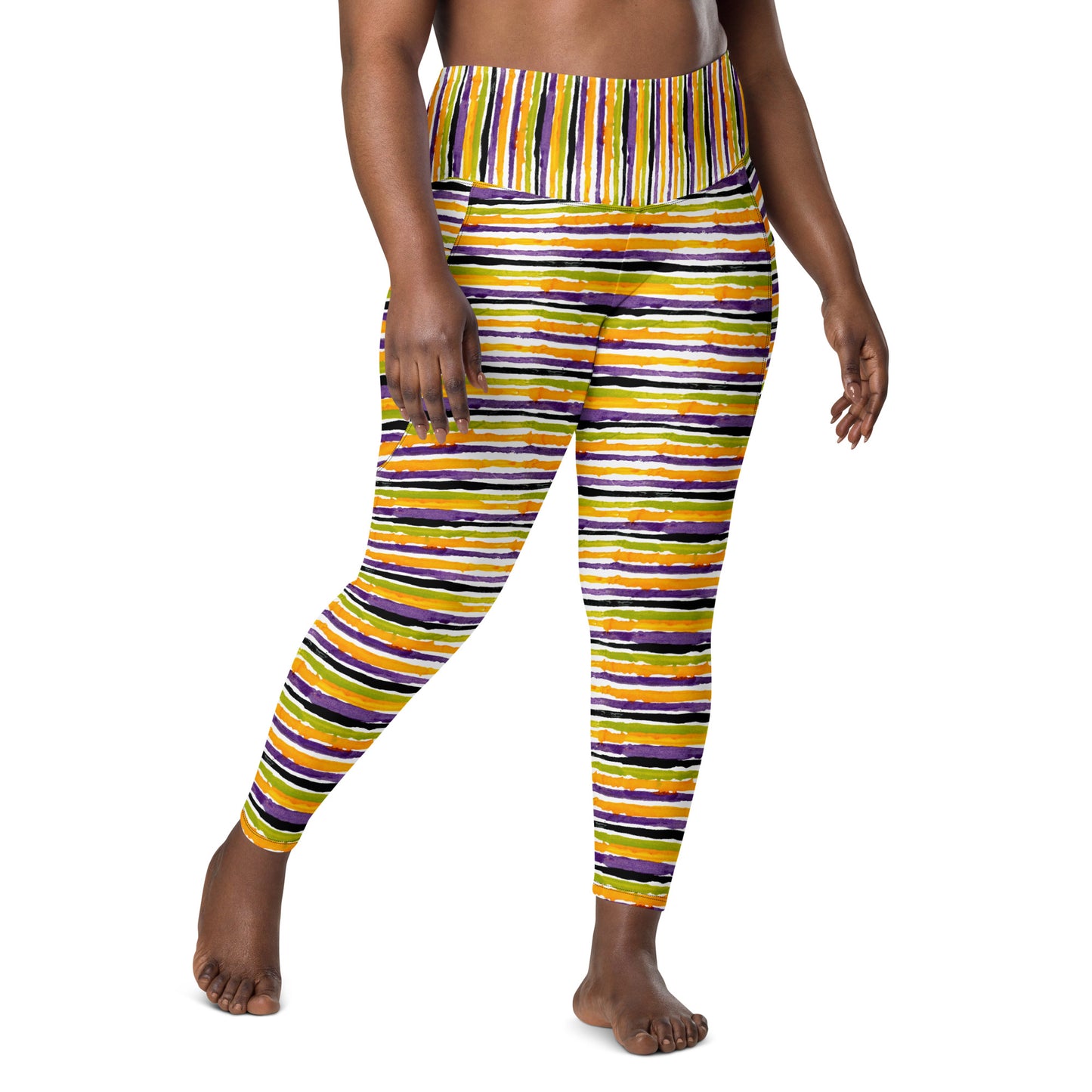 Gravedigger Stripe Leggings with pockets