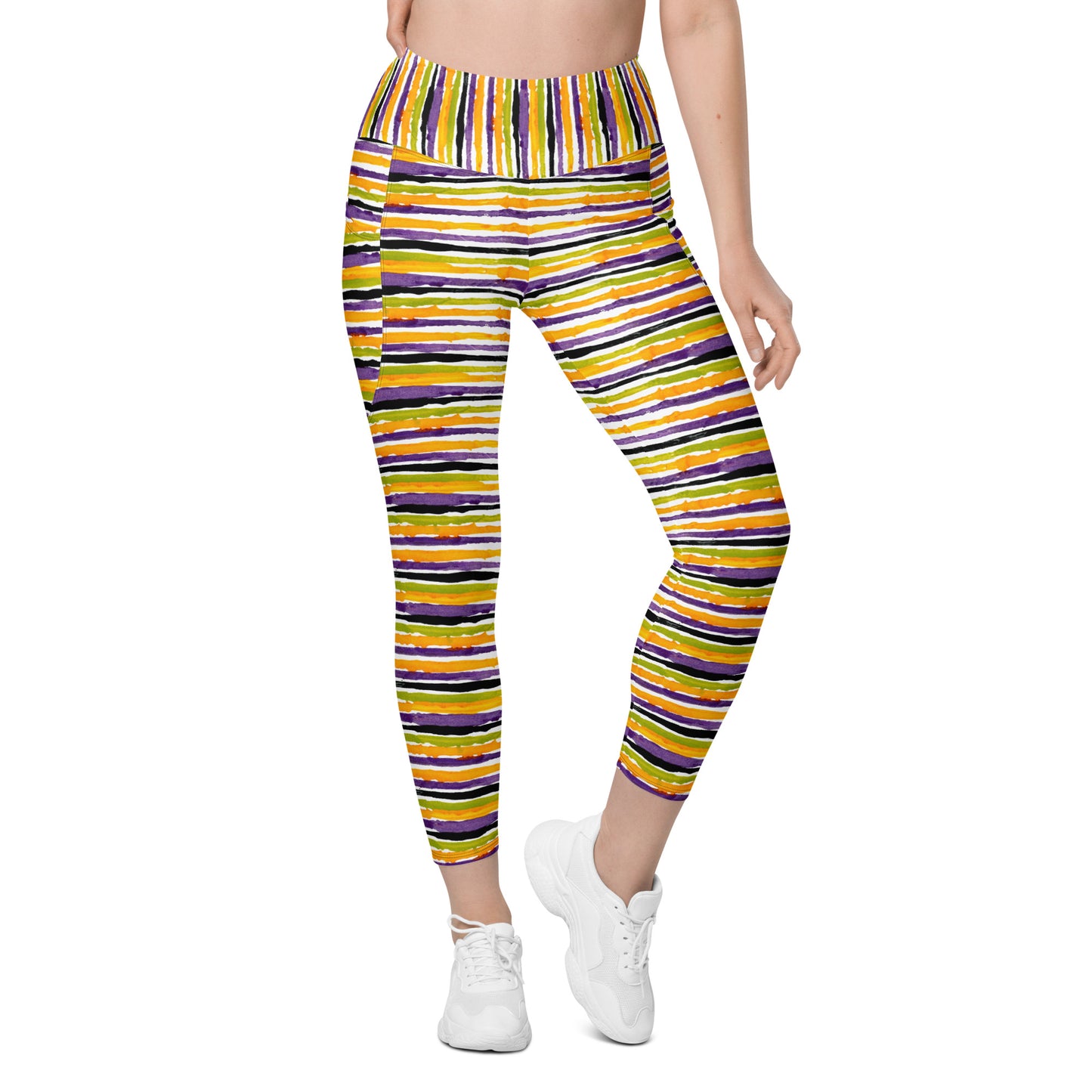 Gravedigger Stripe Leggings with pockets