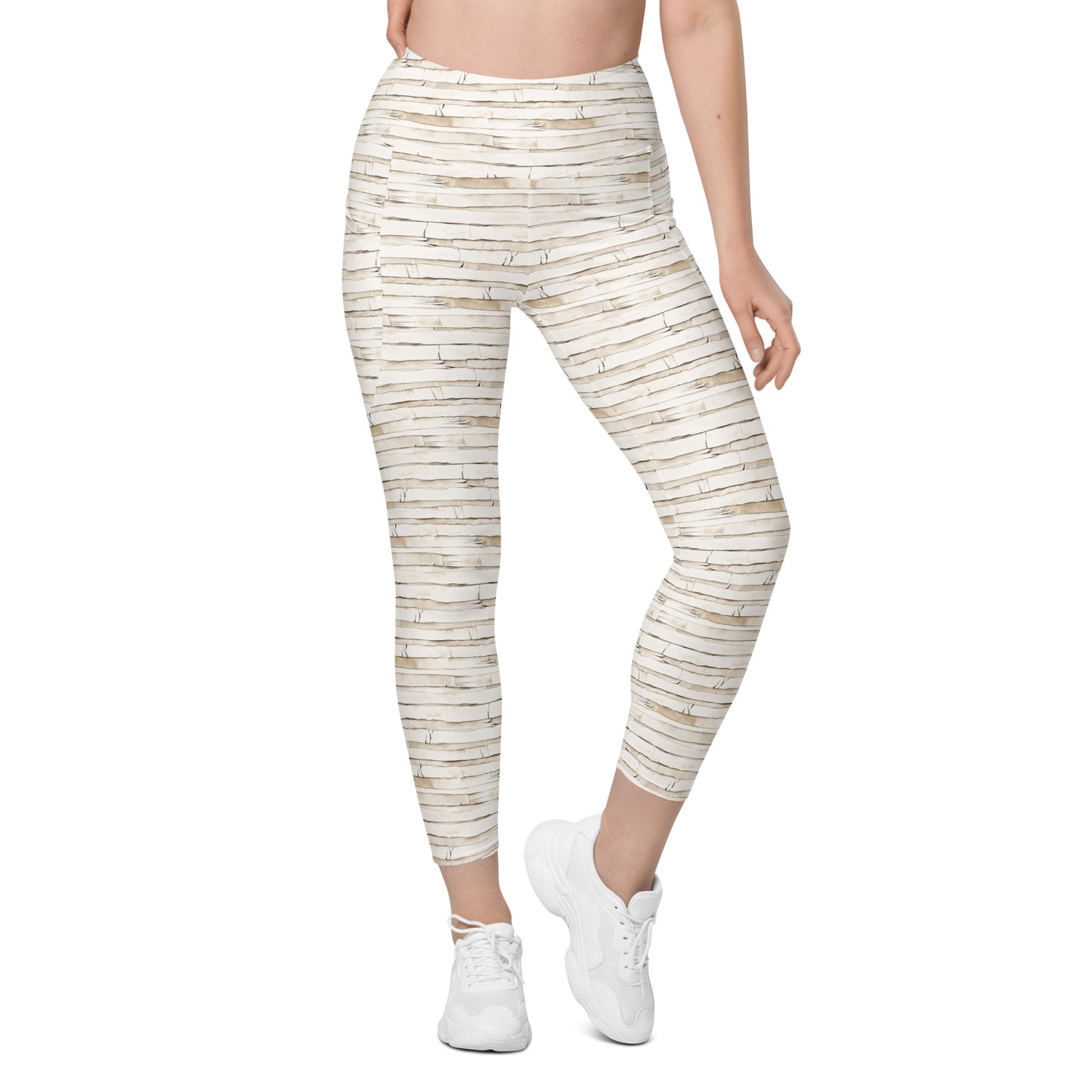 Mummy Wrapped Leggings with Pockets