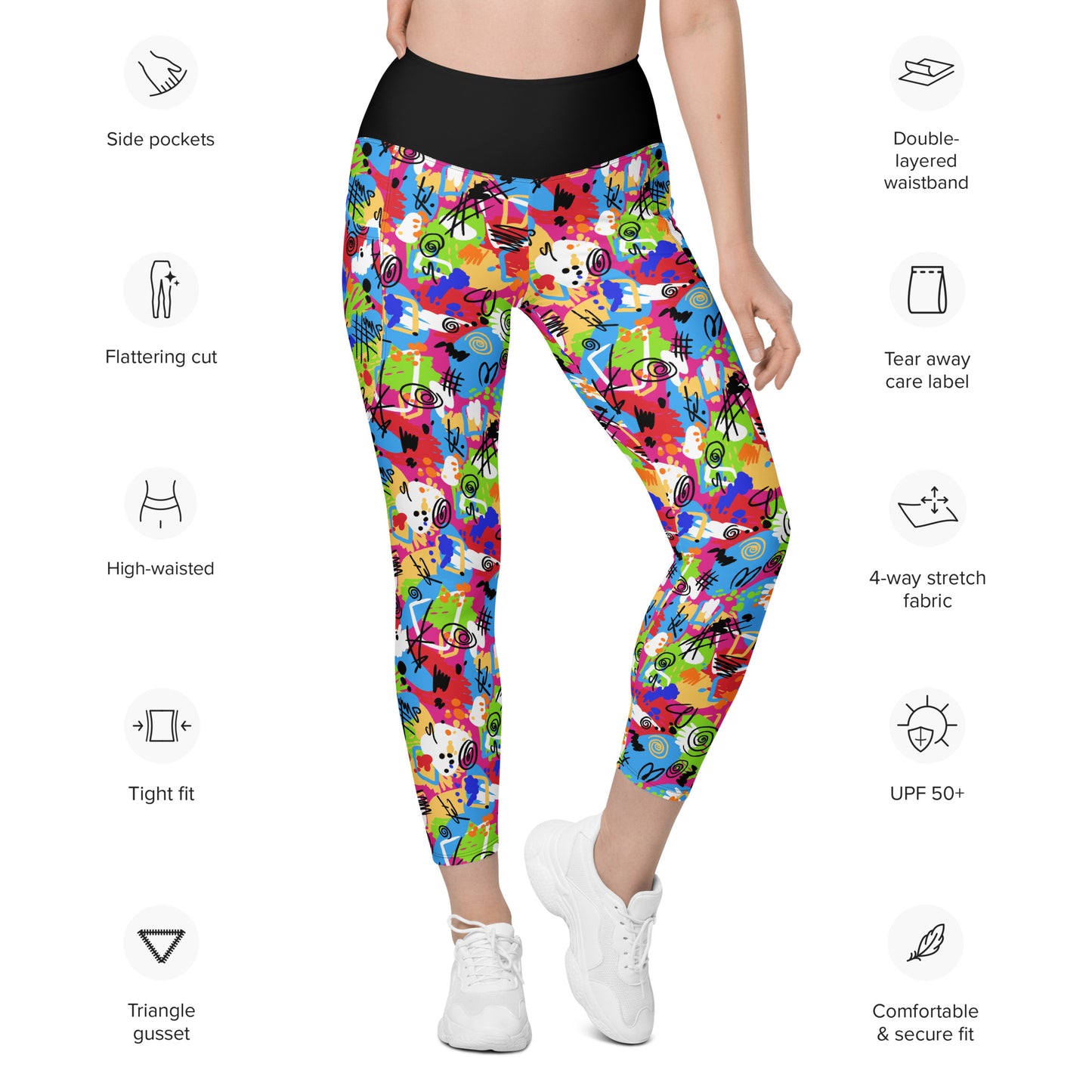 Weird Barbie Full Weird Leggings with Pockets