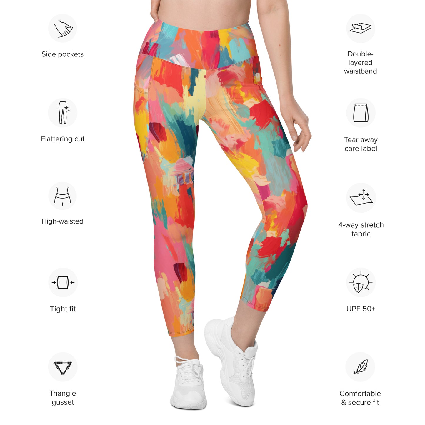 Brush of Luck Leggings with Pockets