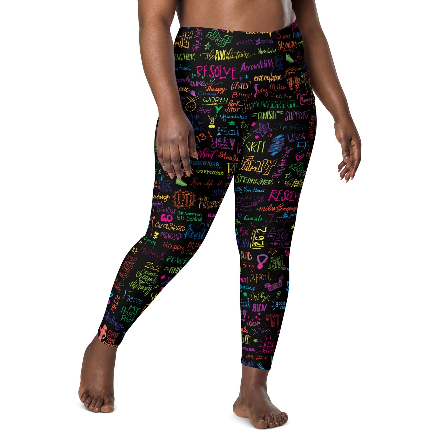 A Positive Note Leggings with Pockets