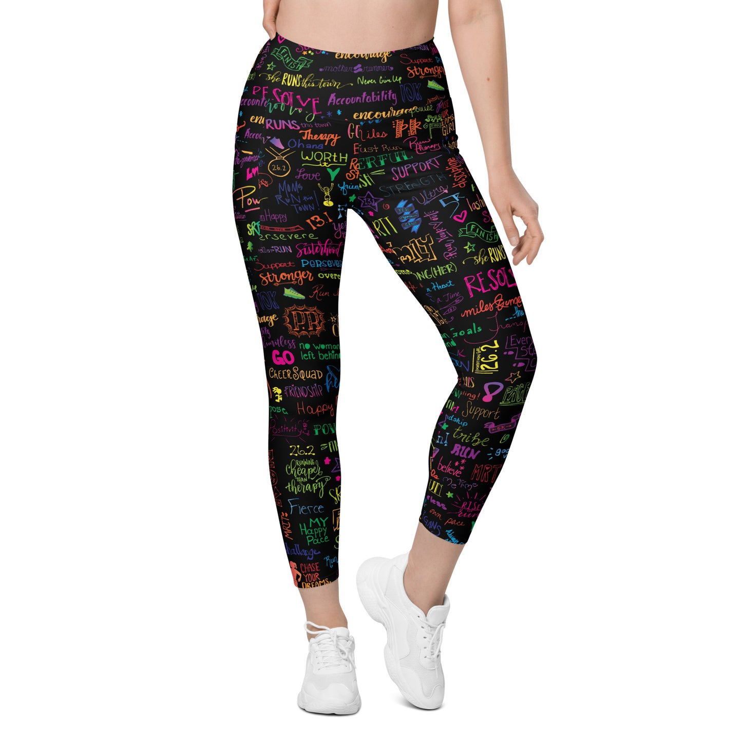 A Positive Note Leggings with Pockets