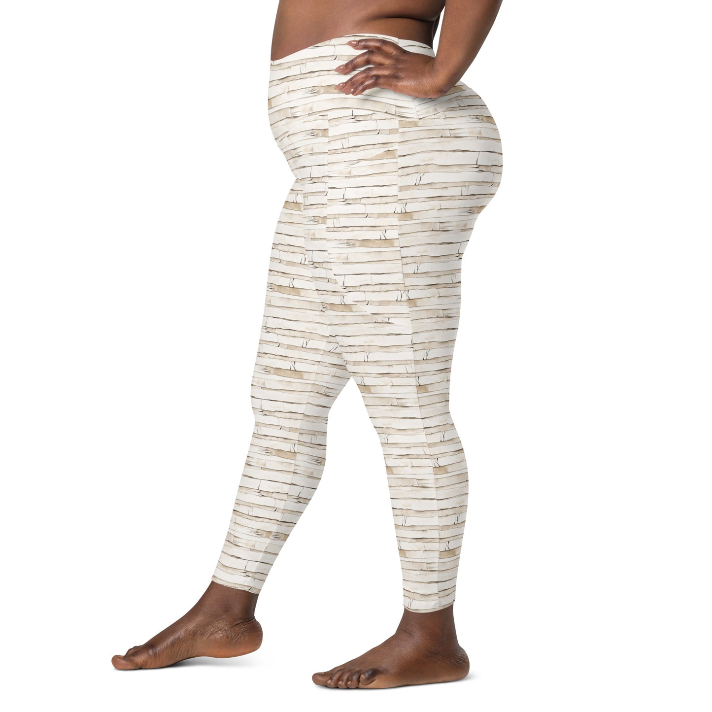 Mummy Wrapped Leggings with Pockets