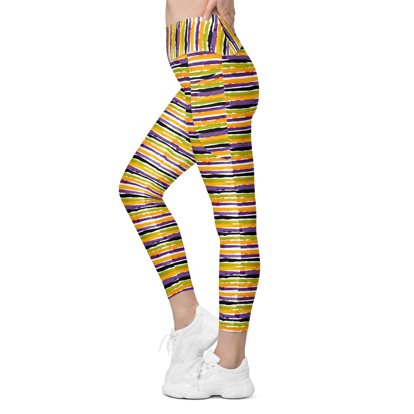 Gravedigger Stripe Leggings with pockets