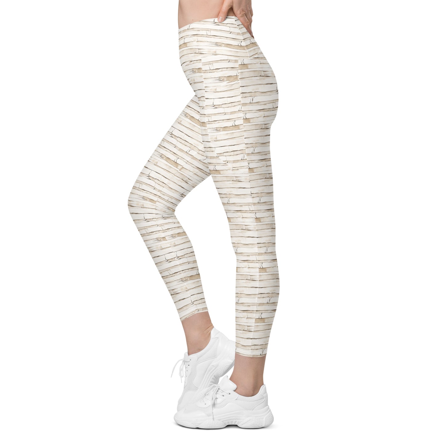 Mummy Wrapped Leggings with Pockets