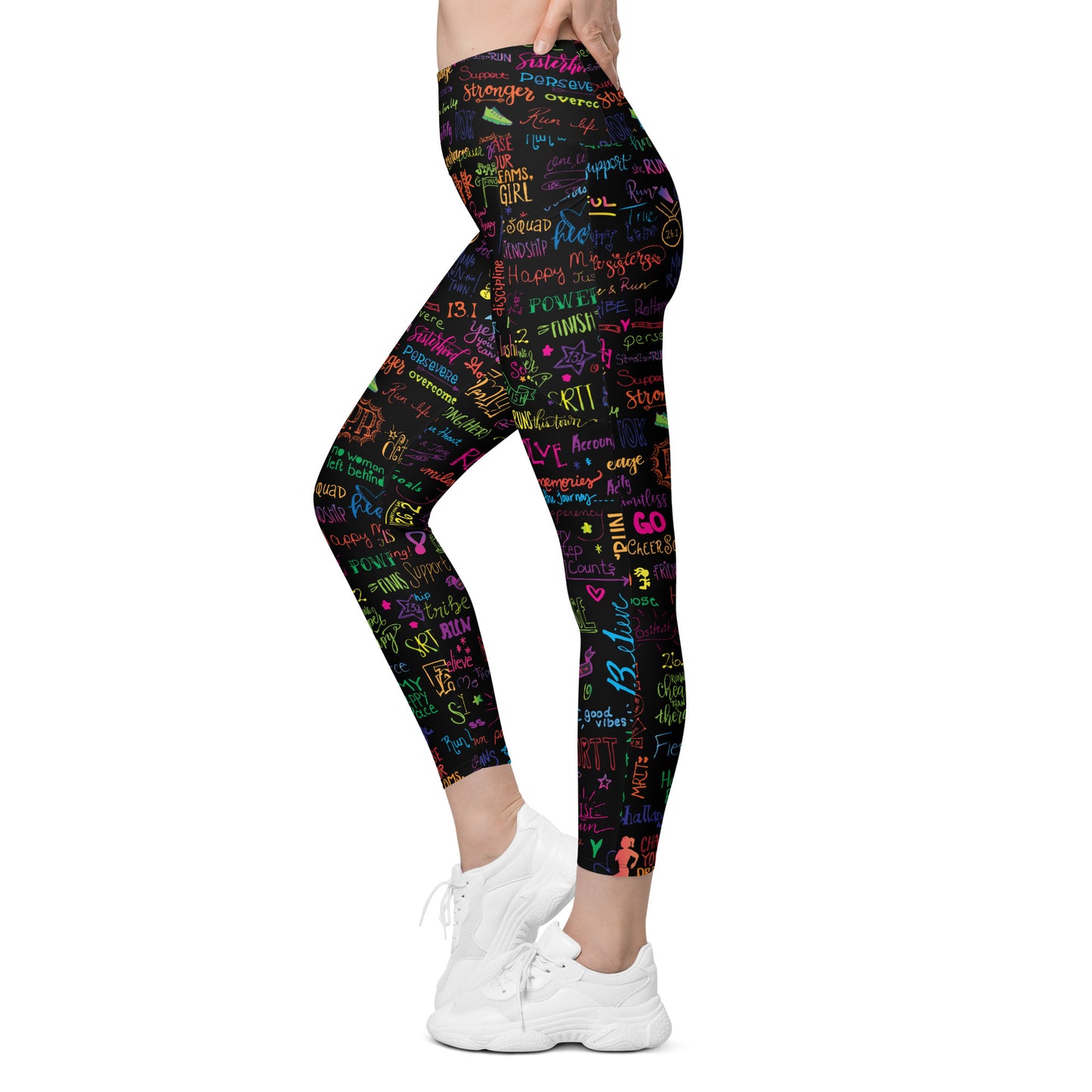 A Positive Note Leggings with Pockets