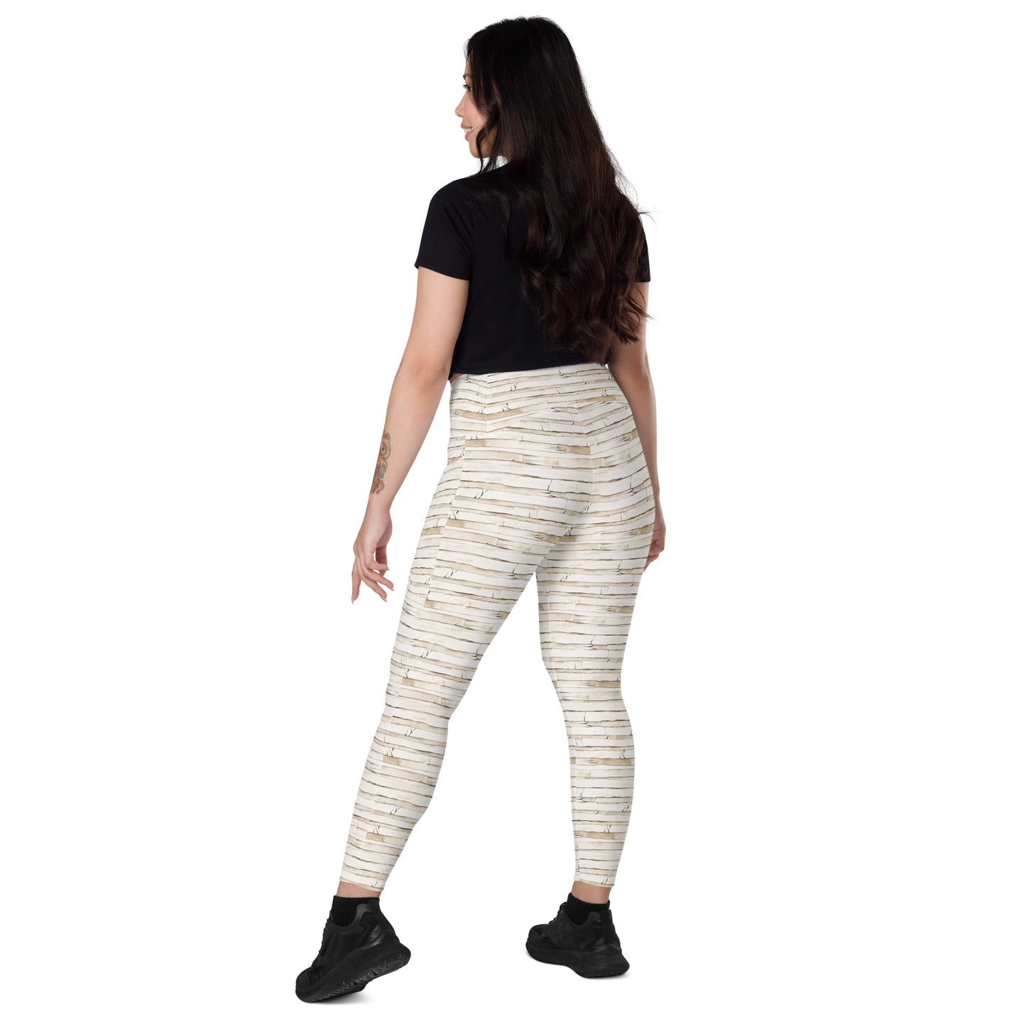 Mummy Wrapped Leggings with Pockets