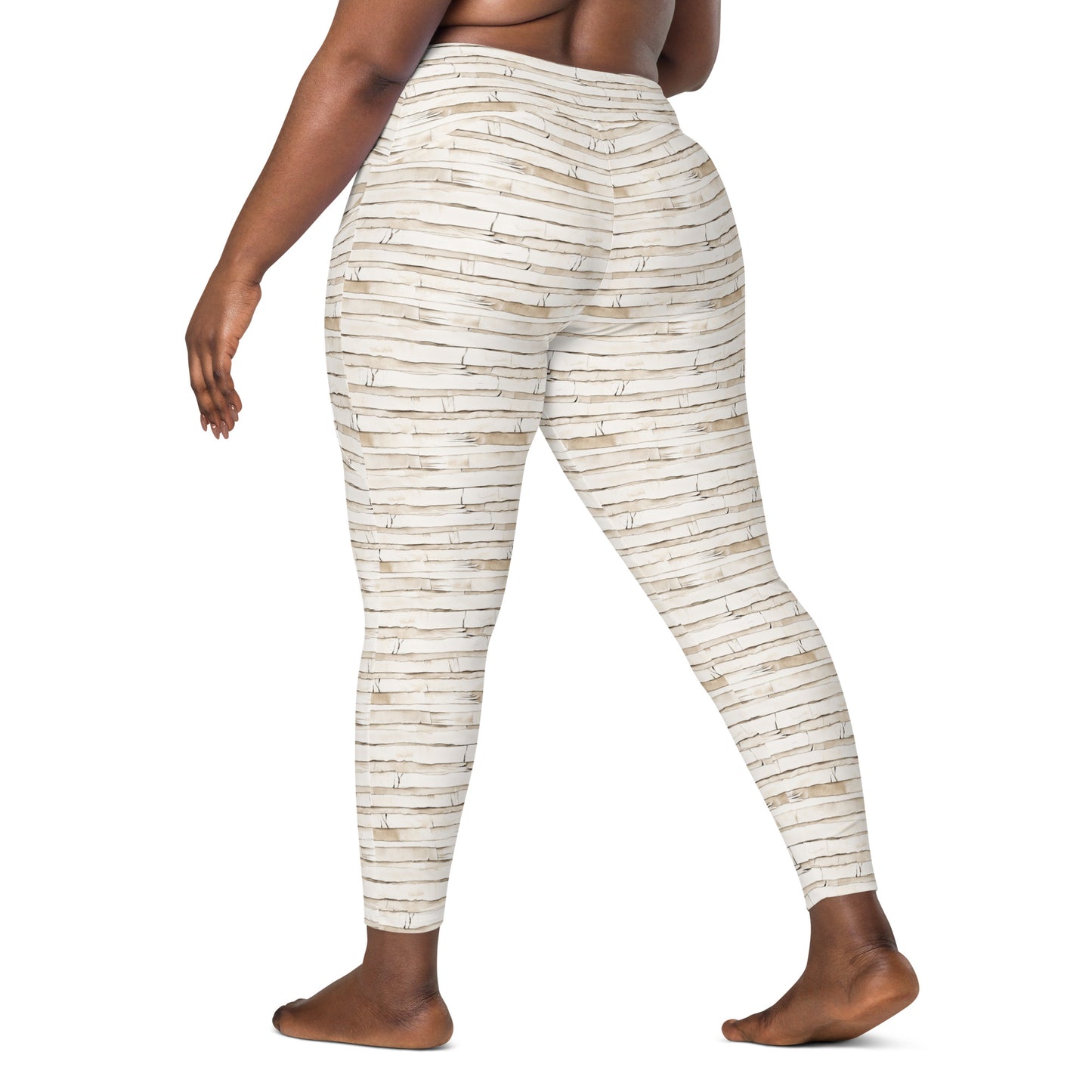 Mummy Wrapped Leggings with Pockets