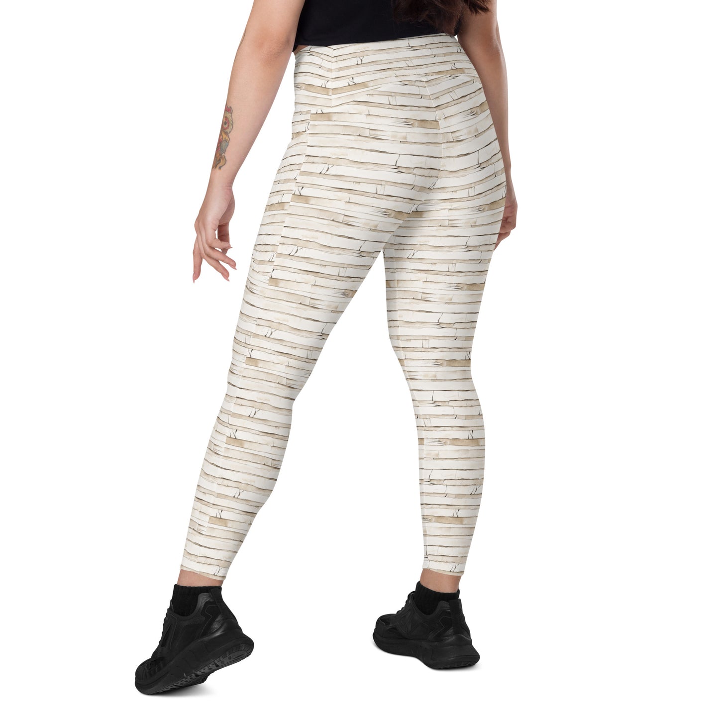 Mummy Wrapped Leggings with Pockets