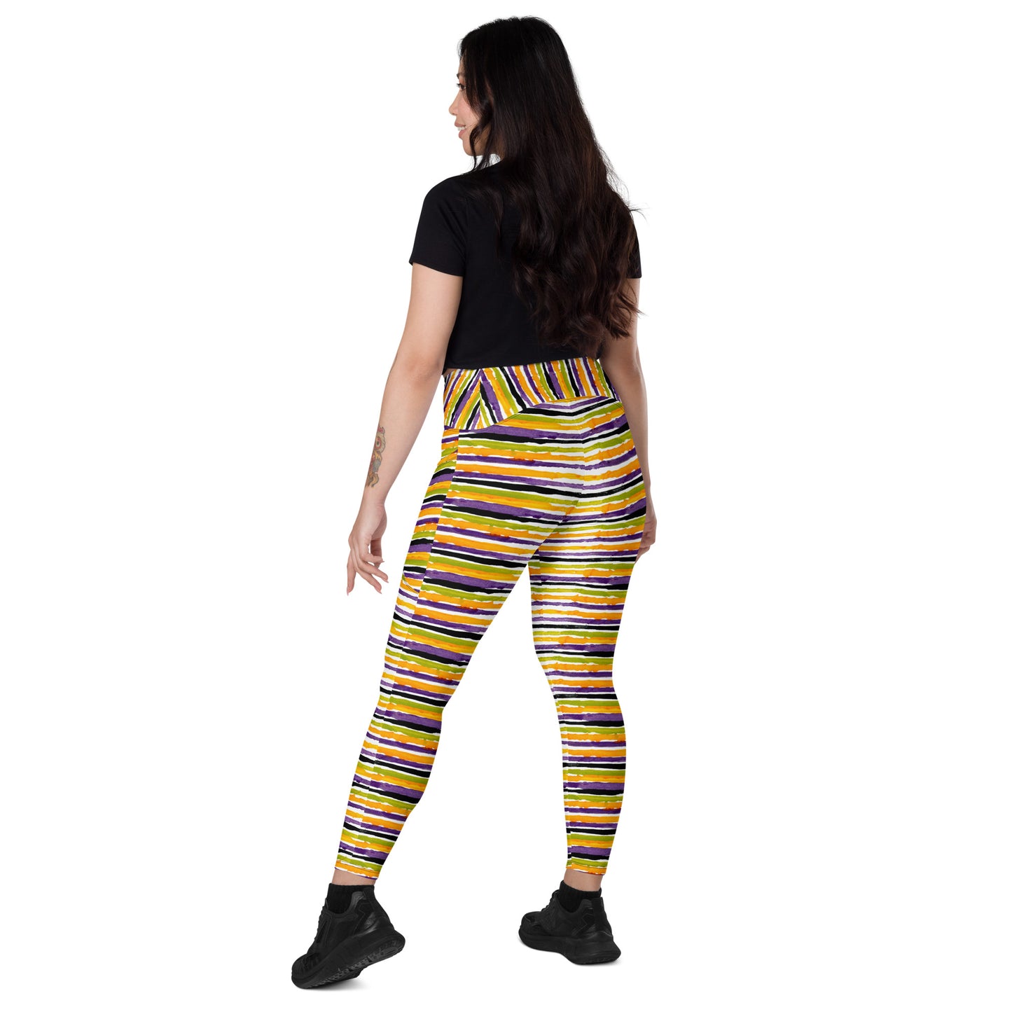 Gravedigger Stripe Leggings with pockets