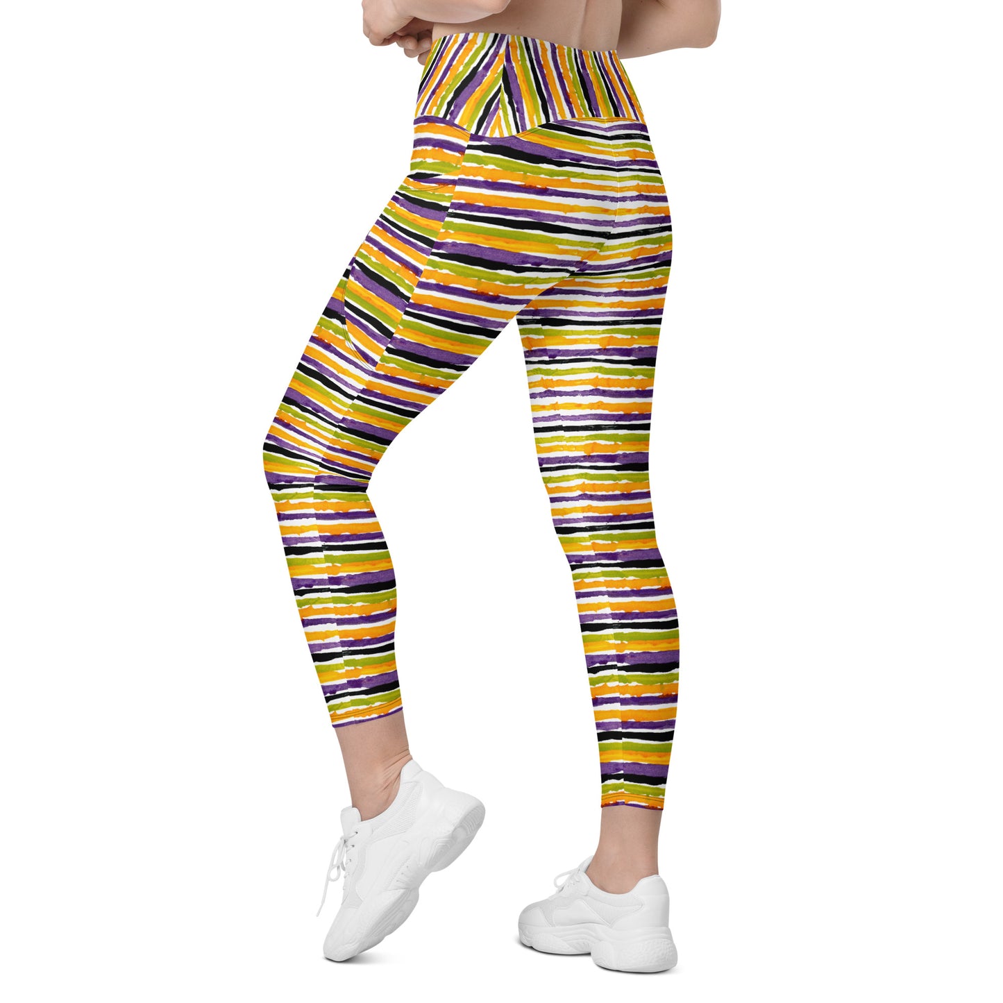 Gravedigger Stripe Leggings with pockets