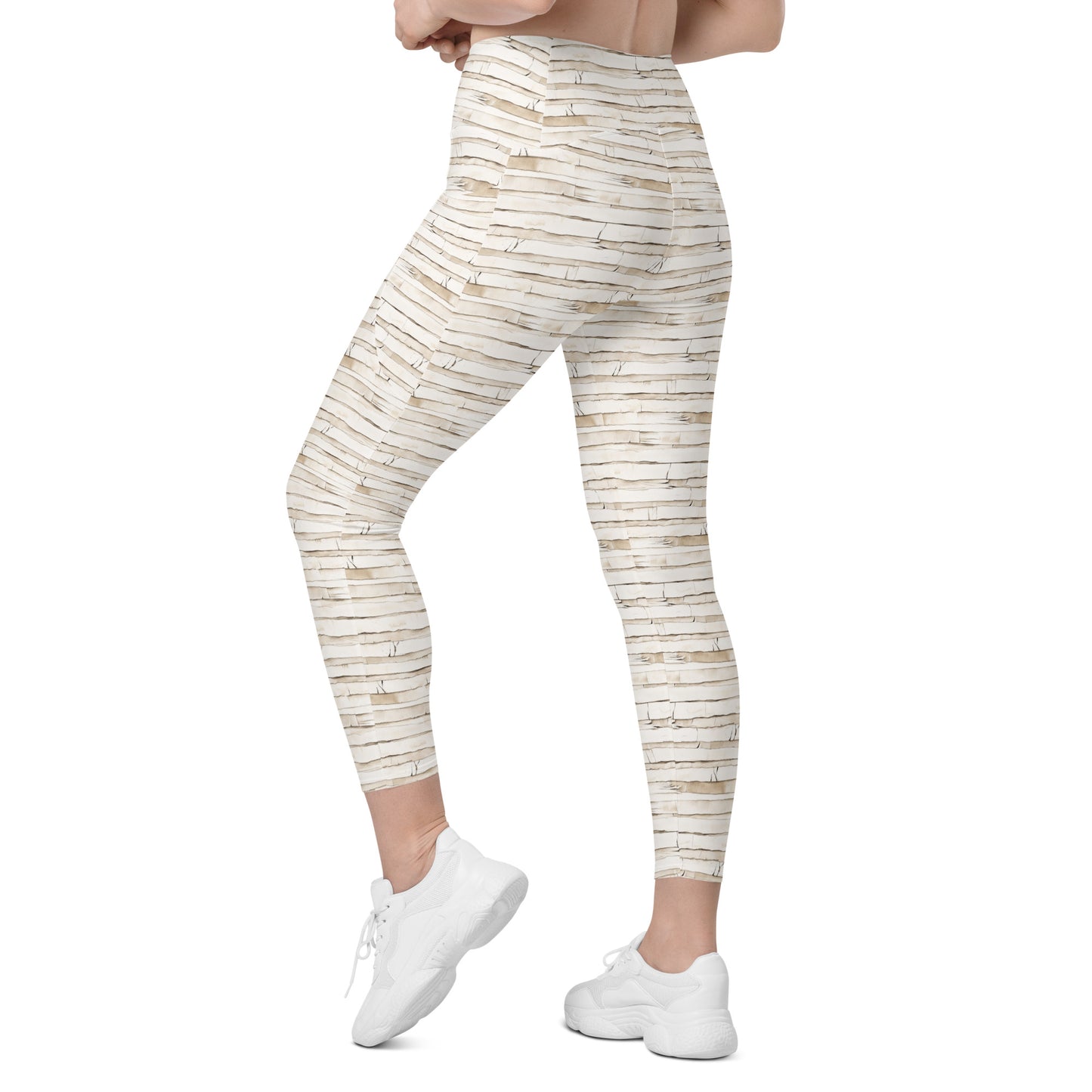 Mummy Wrapped Leggings with Pockets