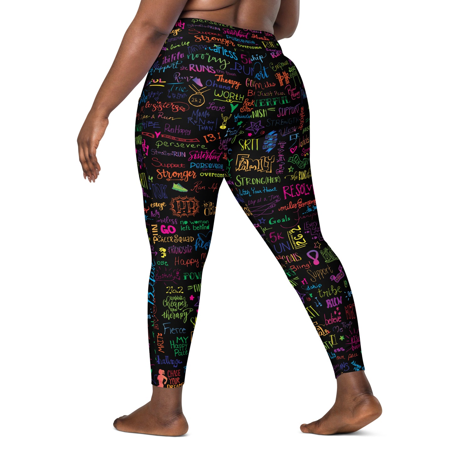 A Positive Note Leggings with Pockets