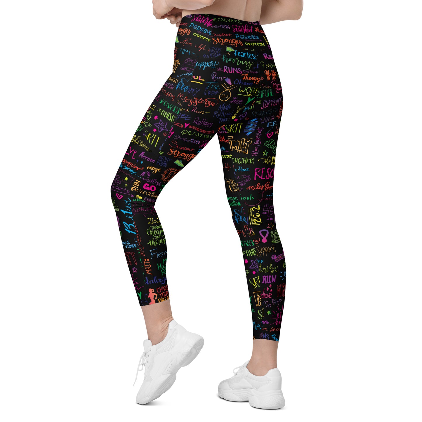 A Positive Note Leggings with Pockets