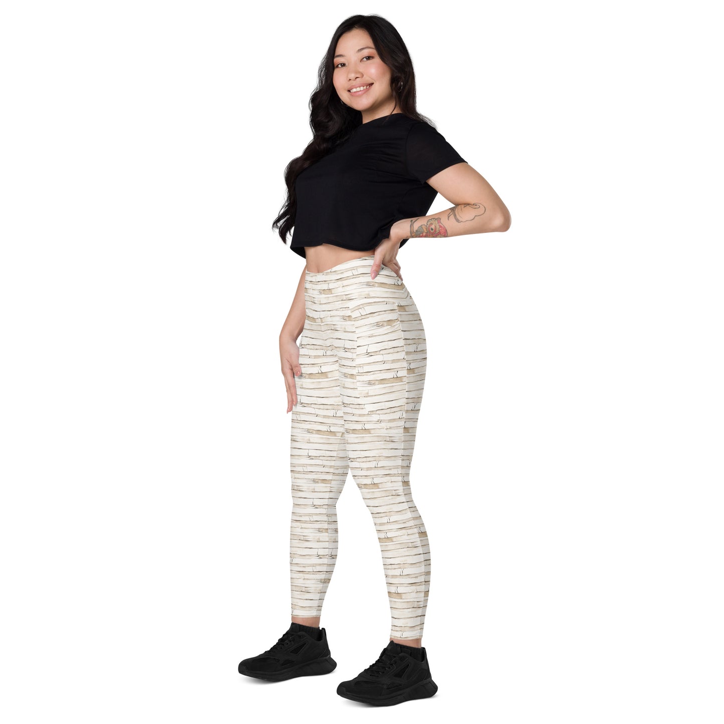 Mummy Wrapped Leggings with Pockets