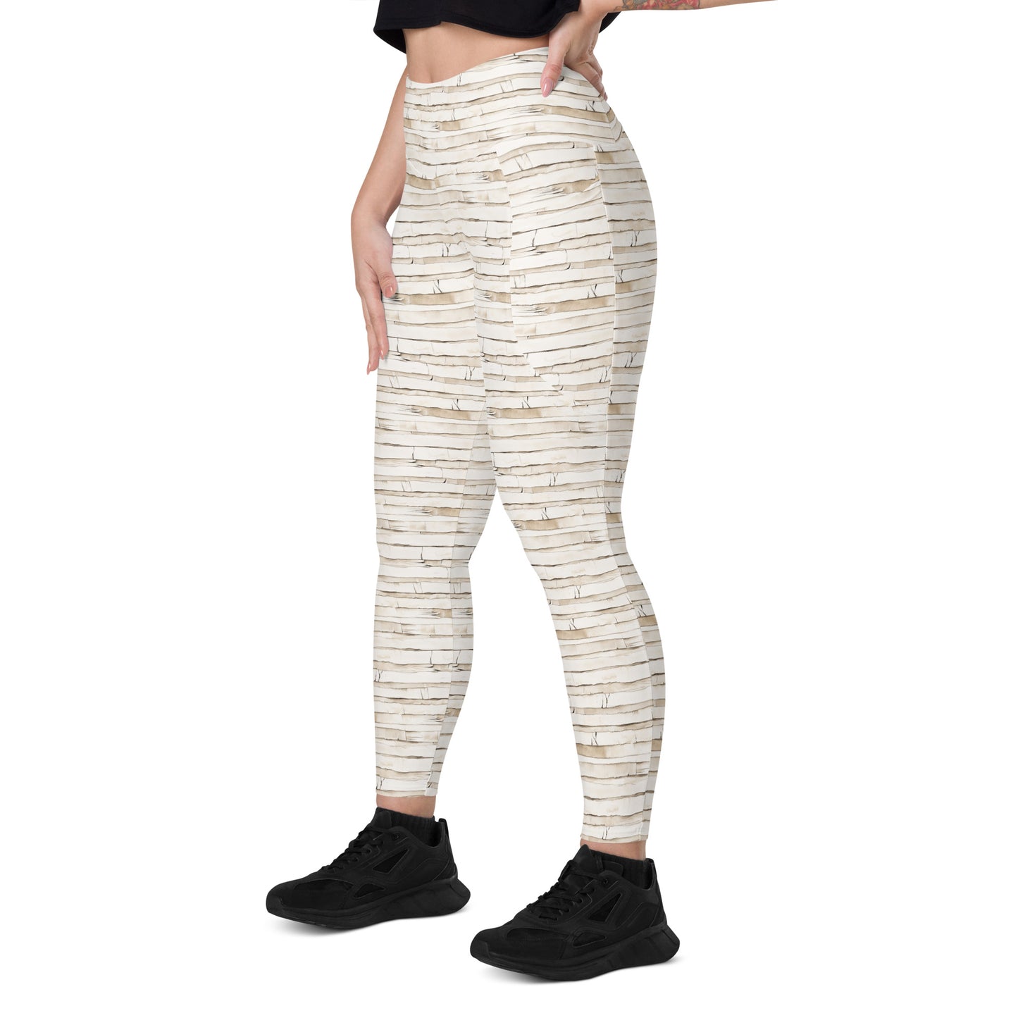 Mummy Wrapped Leggings with Pockets