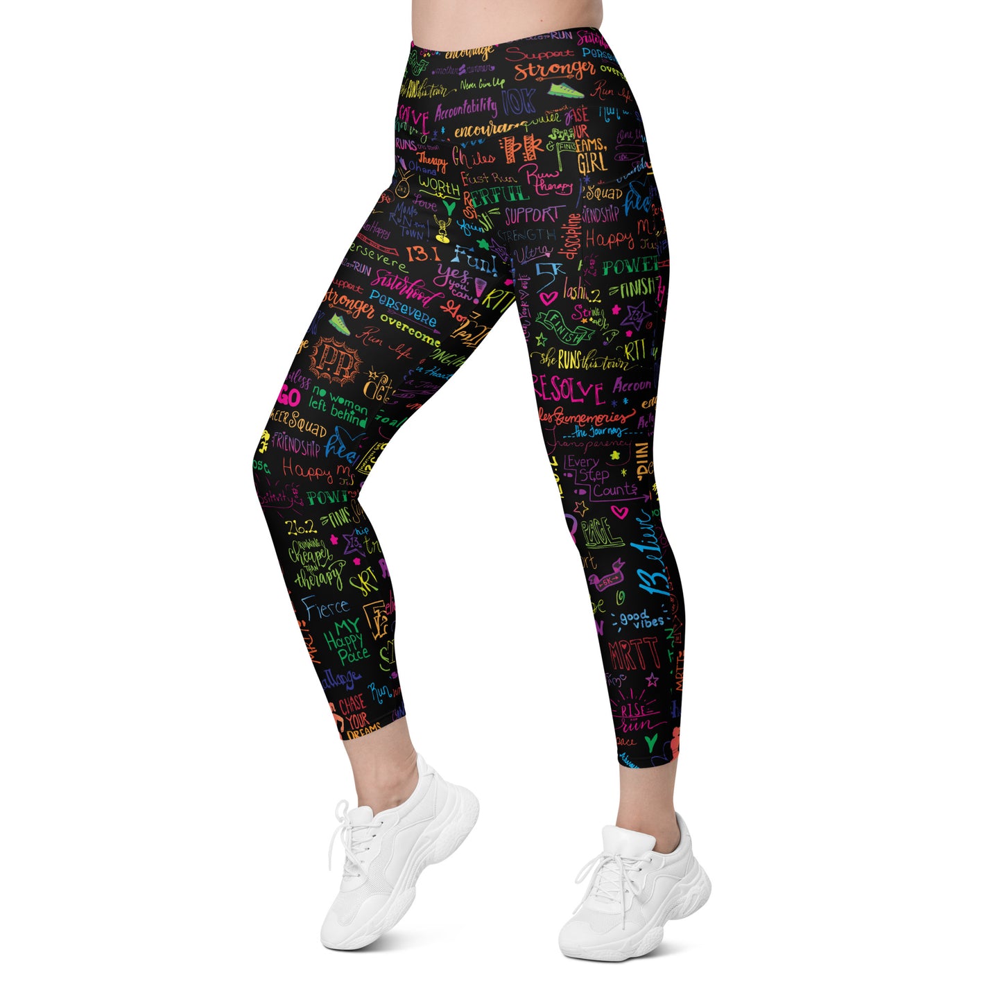 A Positive Note Leggings with Pockets
