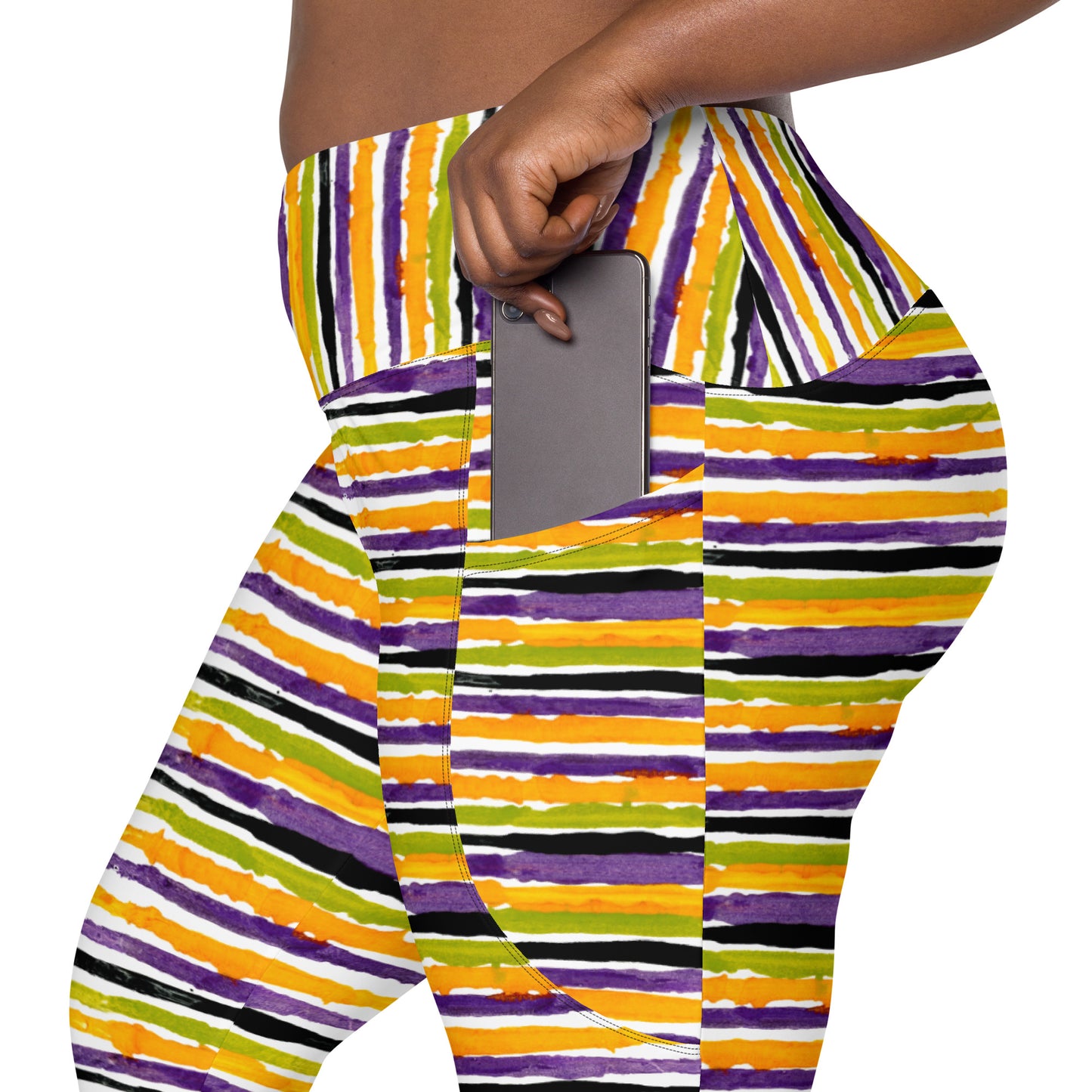 Gravedigger Stripe Leggings with pockets