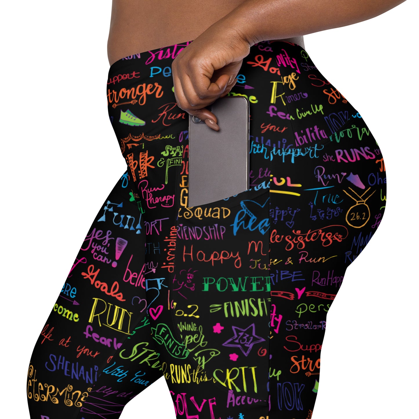 A Positive Note Leggings with Pockets