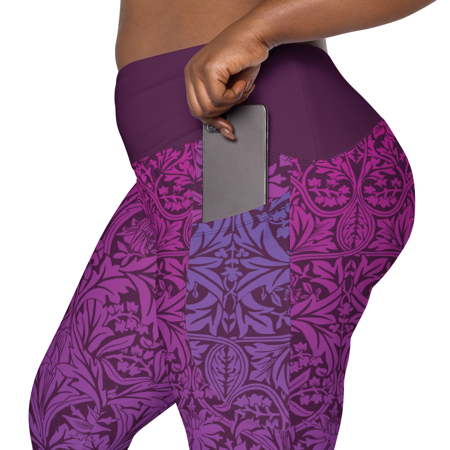 Plum Pacer Leggings with Pockets