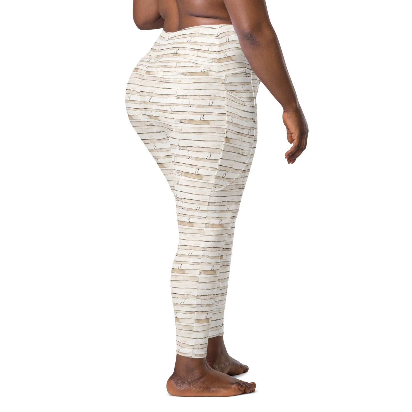 Mummy Wrapped Leggings with Pockets