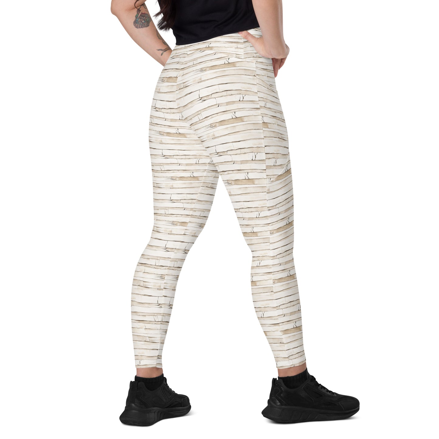 Mummy Wrapped Leggings with Pockets