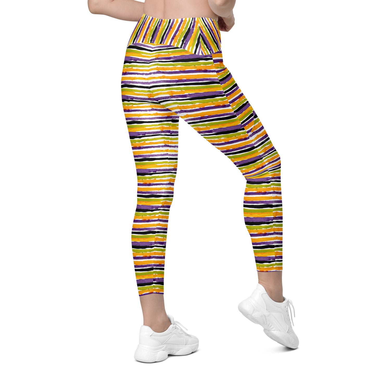 Gravedigger Stripe Leggings with pockets