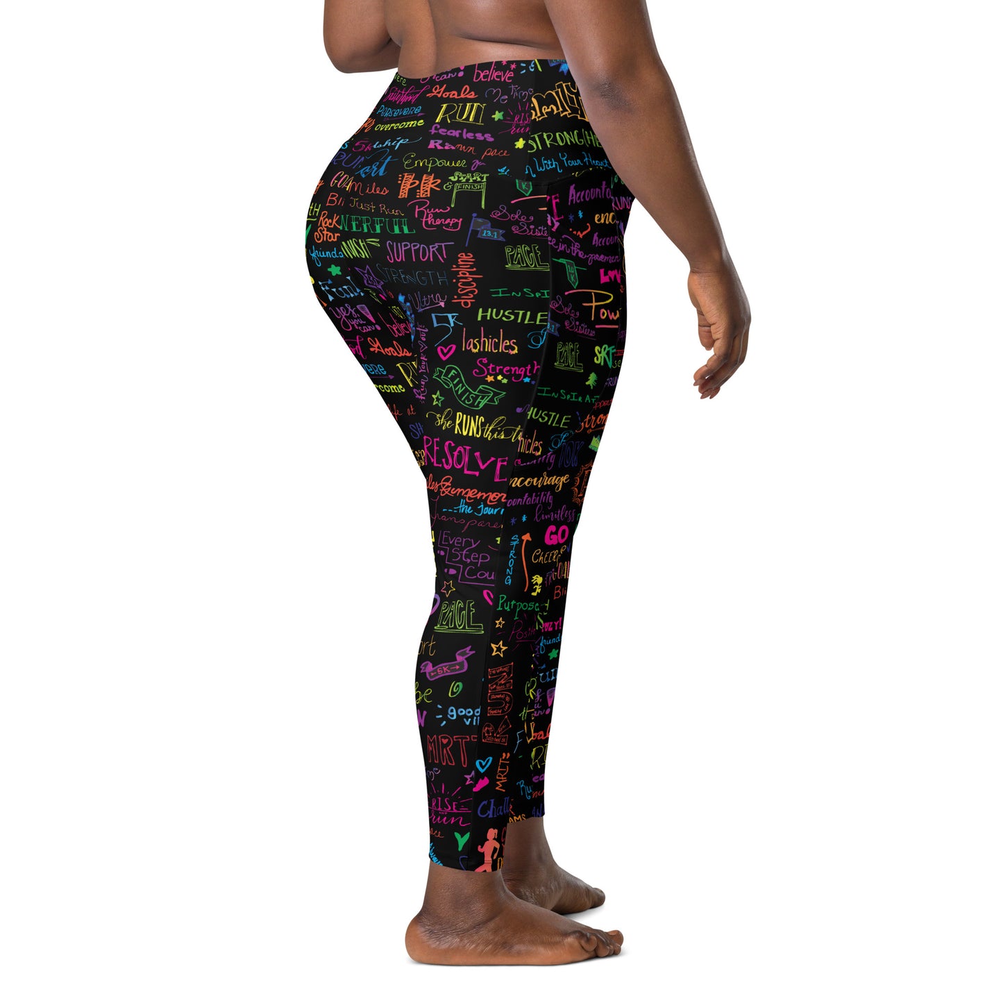 A Positive Note Leggings with Pockets