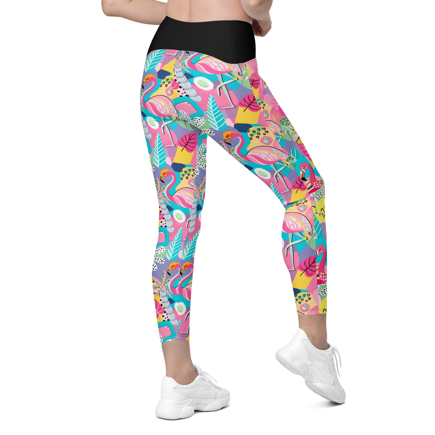 Man I Love Flamingos Leggings with Pockets