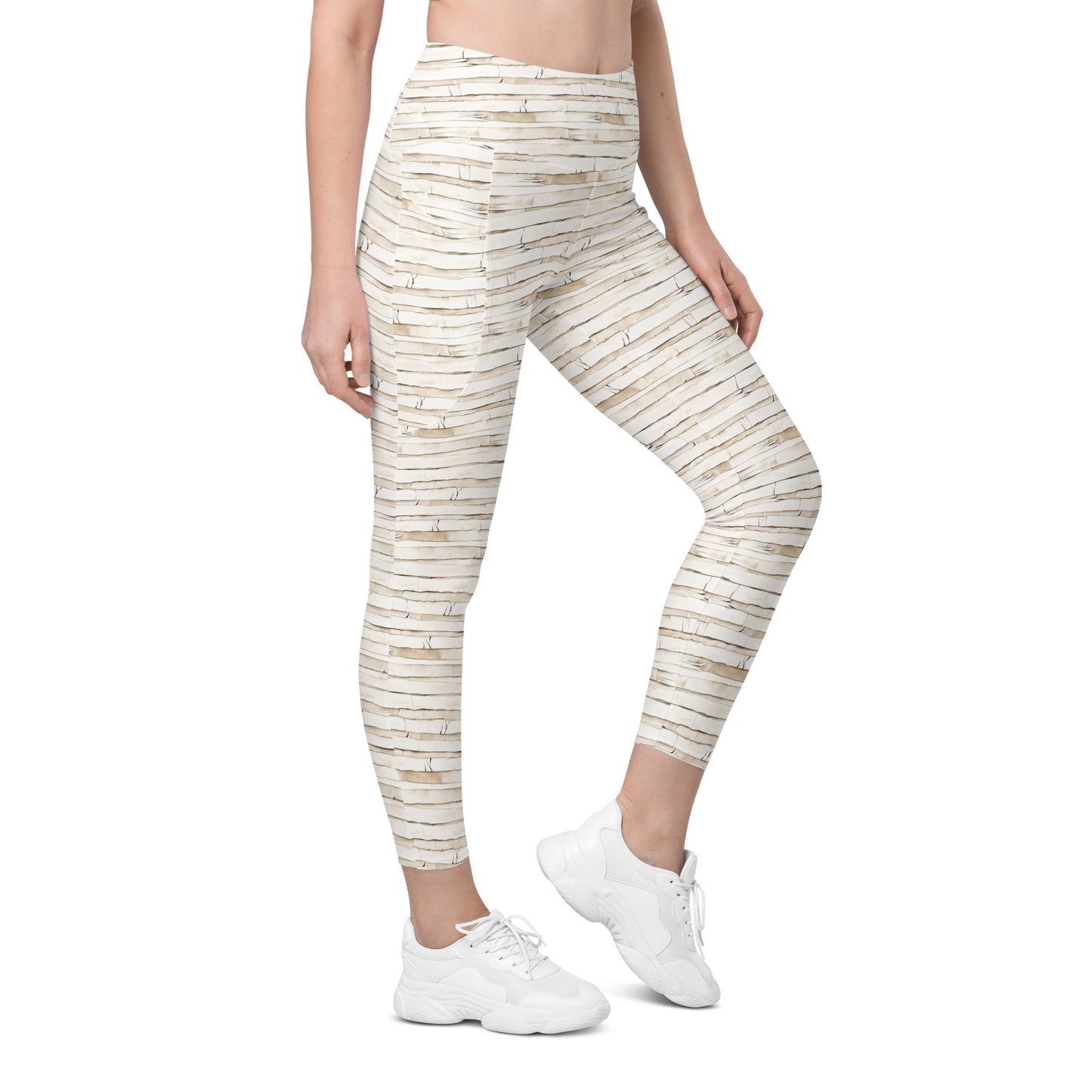 Mummy Wrapped Leggings with Pockets