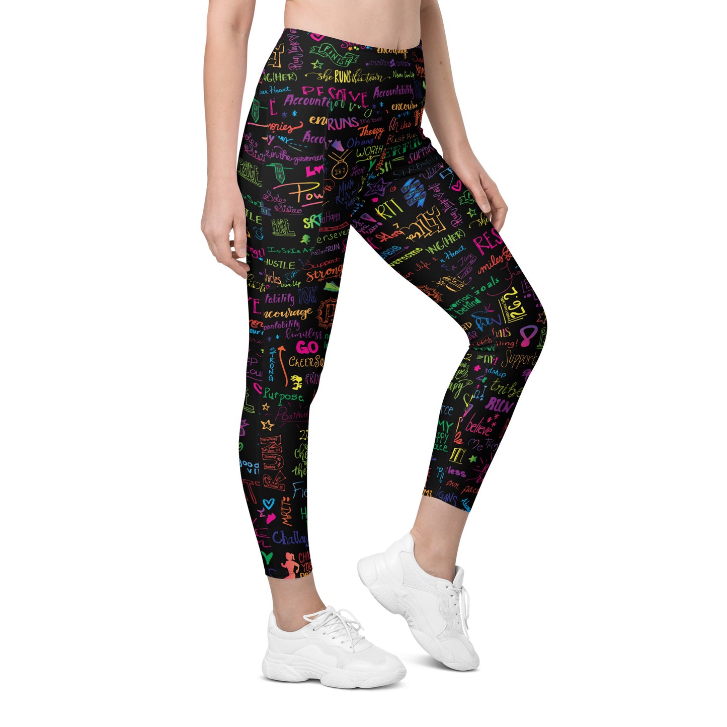 A Positive Note Leggings with Pockets