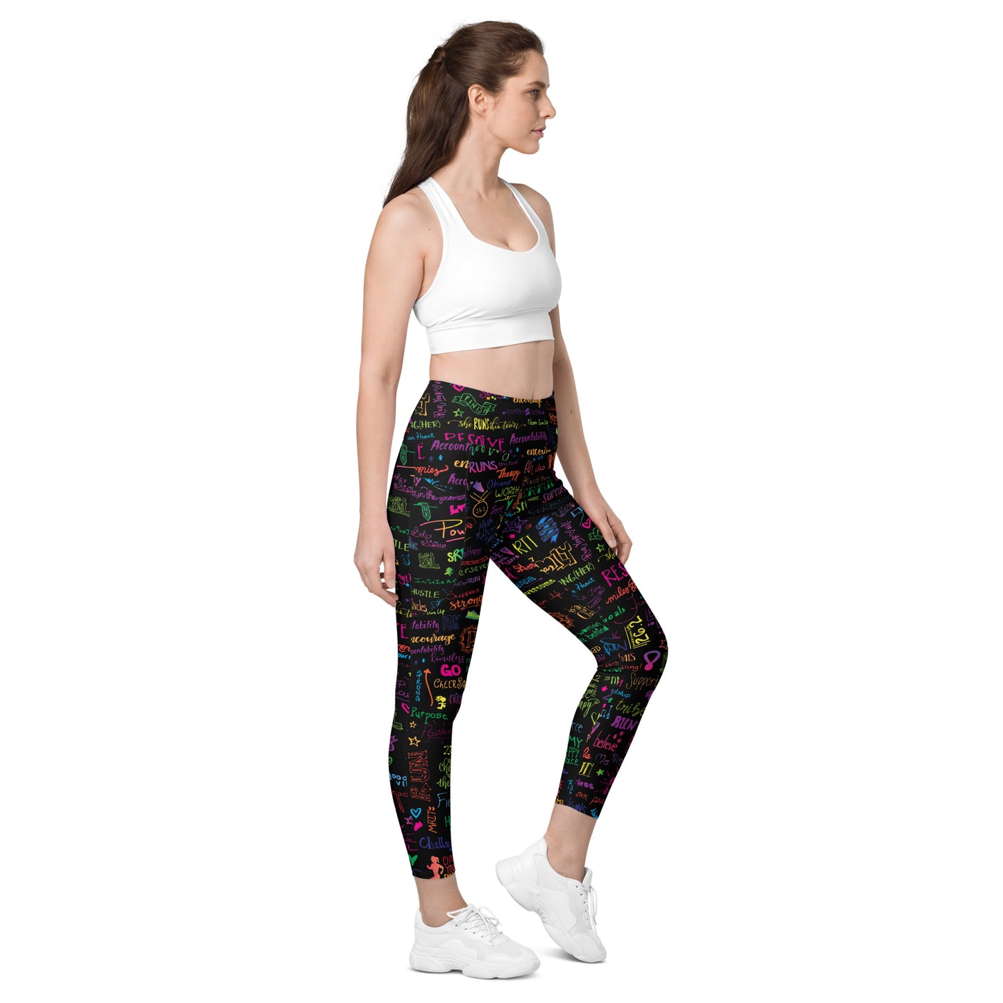 A Positive Note Leggings with Pockets