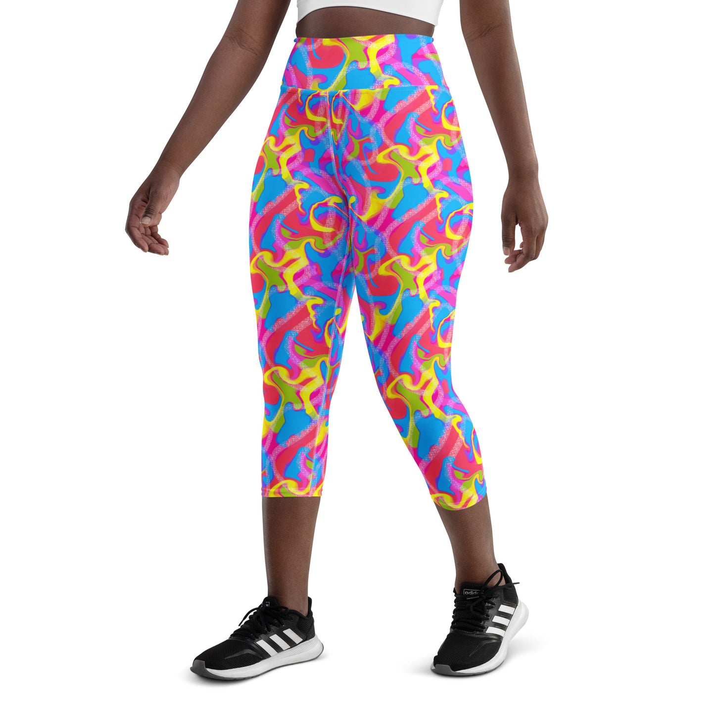 Hot Skatin' Malibu Barbie Yoga Capri Leggings