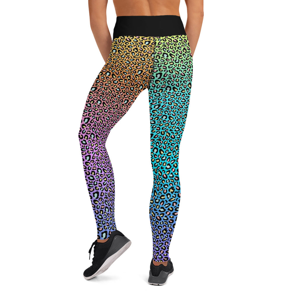 Millennial Dreams Leopard Yoga Leggings