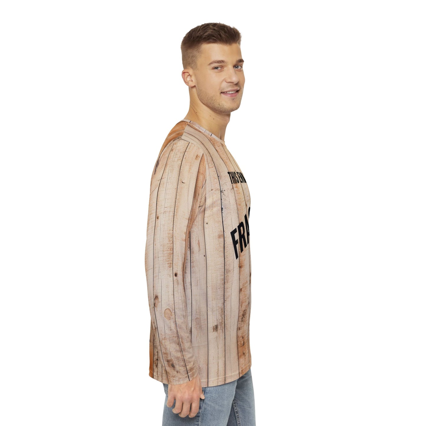 A Christmas Story Leg Lamp Crate Fragile Men's Long Sleeve