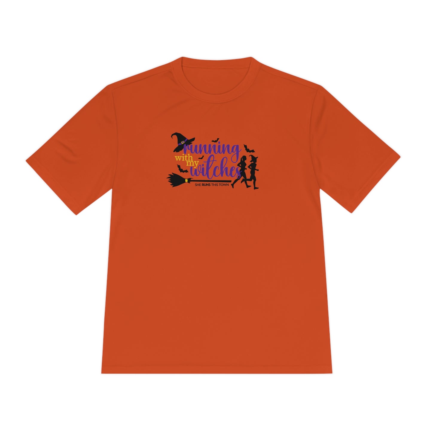 Running With My Witches  Unisex Moisture Wicking Tee